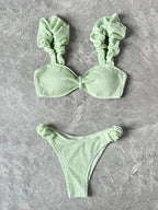 Coral bae wo piece swimsuit