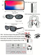 6PCS Unisex Geometric Plastic Frame Boho Sunglasses