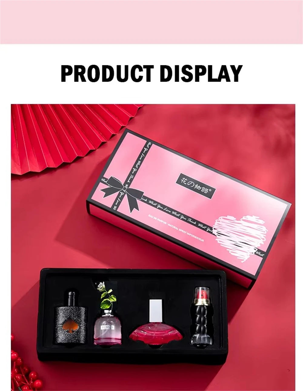 Private Brand Perfume Women Eau De Parfums Dames 105ml Perfumes De Mujer Originales Gift Box 4Pcs Set Natural Floral Scent Spray