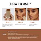 Foundation Stick Balm Skin Bronze Tint Eraser Foundation Stick Smooth Plumper Long-lasting Flawless Makeup Face Beauty Cosmetics