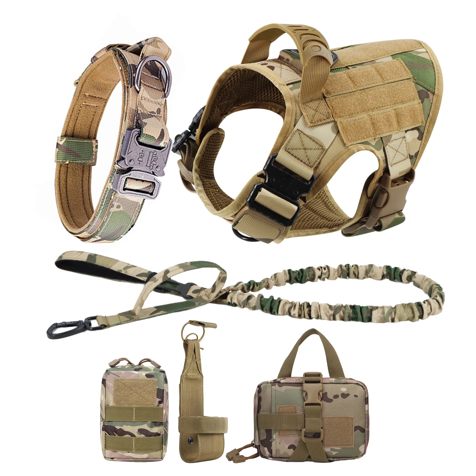 Large Dog Harness Training Walking Vest Dog Harness And Collar For Medium Large Dogs