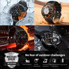 2026 New T-Rex3 Ultra 1100mAh Super Capacity Battery Adult Men Smart Watch 1.7" Large Screen Call 5ATM Waterproof Sports Watches