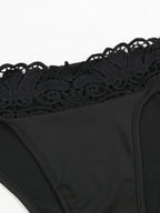 Halle Black Lace Three Piece swimsuit