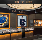 LIGE Fashion Brown Leather Watch Men Military Sports Men's Quartz Wristwatches Casual Waterproof Chronograph Relogios Masculino