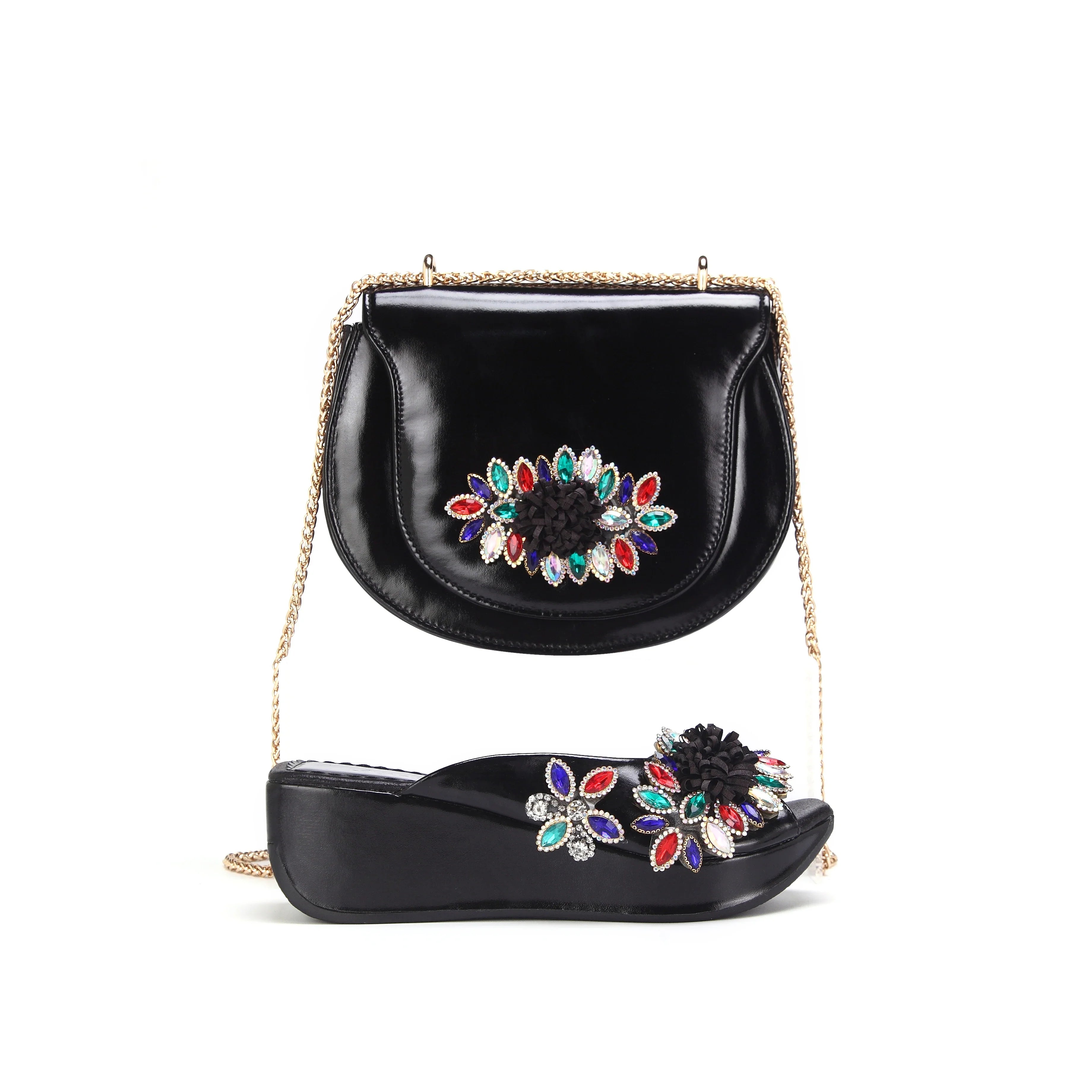 High Quality Style Ladies Shoes And Bags Set HWS1-15