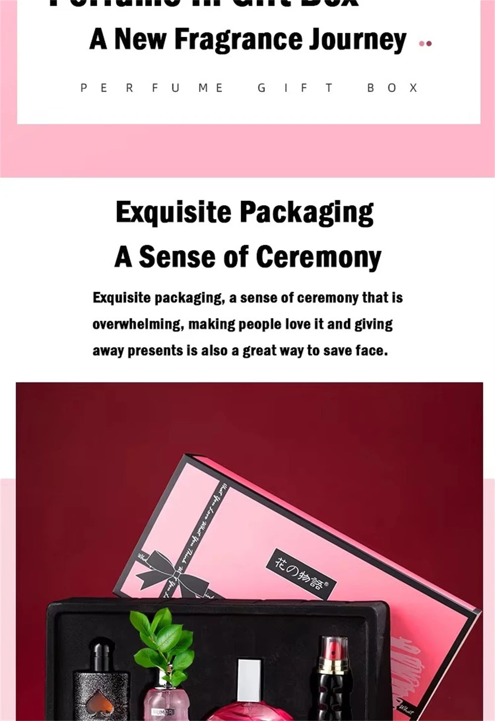 Private Brand Perfume Women Eau De Parfums Dames 105ml Perfumes De Mujer Originales Gift Box 4Pcs Set Natural Floral Scent Spray
