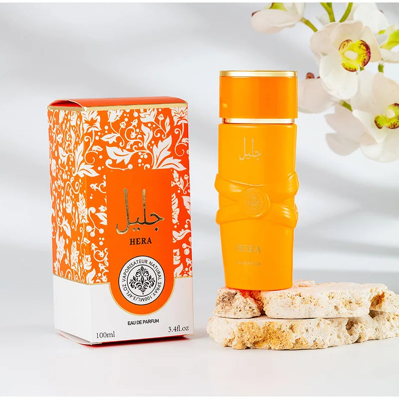 Luxury Arab Perfume,Unisex Eau De Parfum Spray,Flowers Fruits Notes Women Fragrance,Spicy Oriental Gourmand Scent,Musk Body Mist