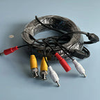 5-20M BNC+RCA+DC Connector 3 in 1 BNC CCTV Cable Coaxial Video Audio Power AHD Cameras Cable for DVR Surveillance System