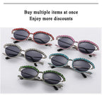 Designer Rhinestone Sunglasses