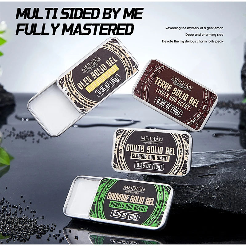 Arab Brand Perfume Unisex Long-lasting Floral Fragrance Woody Tone Portable Natural Fresh Solid Perfume Charming Date Perfume