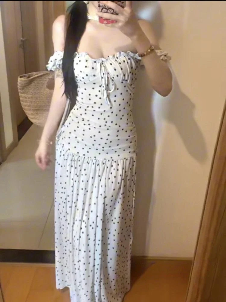 Y2k Sweet Polka Dot Dress