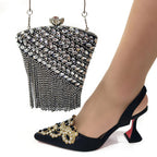 Italy beautiful Italian Shoes with Matching Bag Set HSW1-22