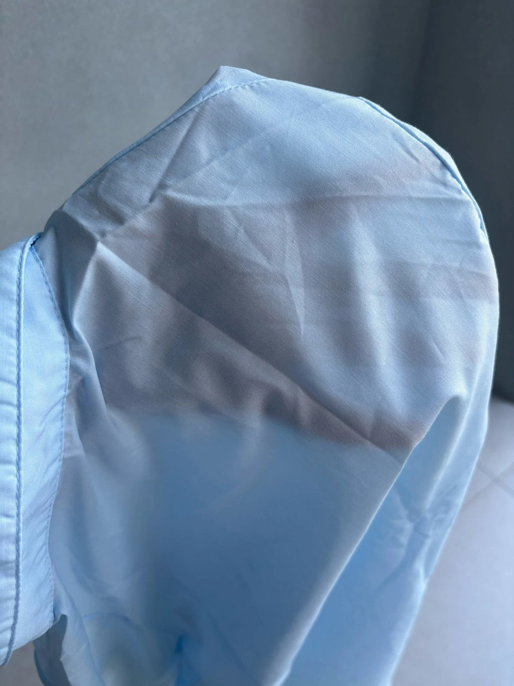 Women's Casual Solid Color Drop-Shoulder Loose Shirt, Long-Sleeved Shirt