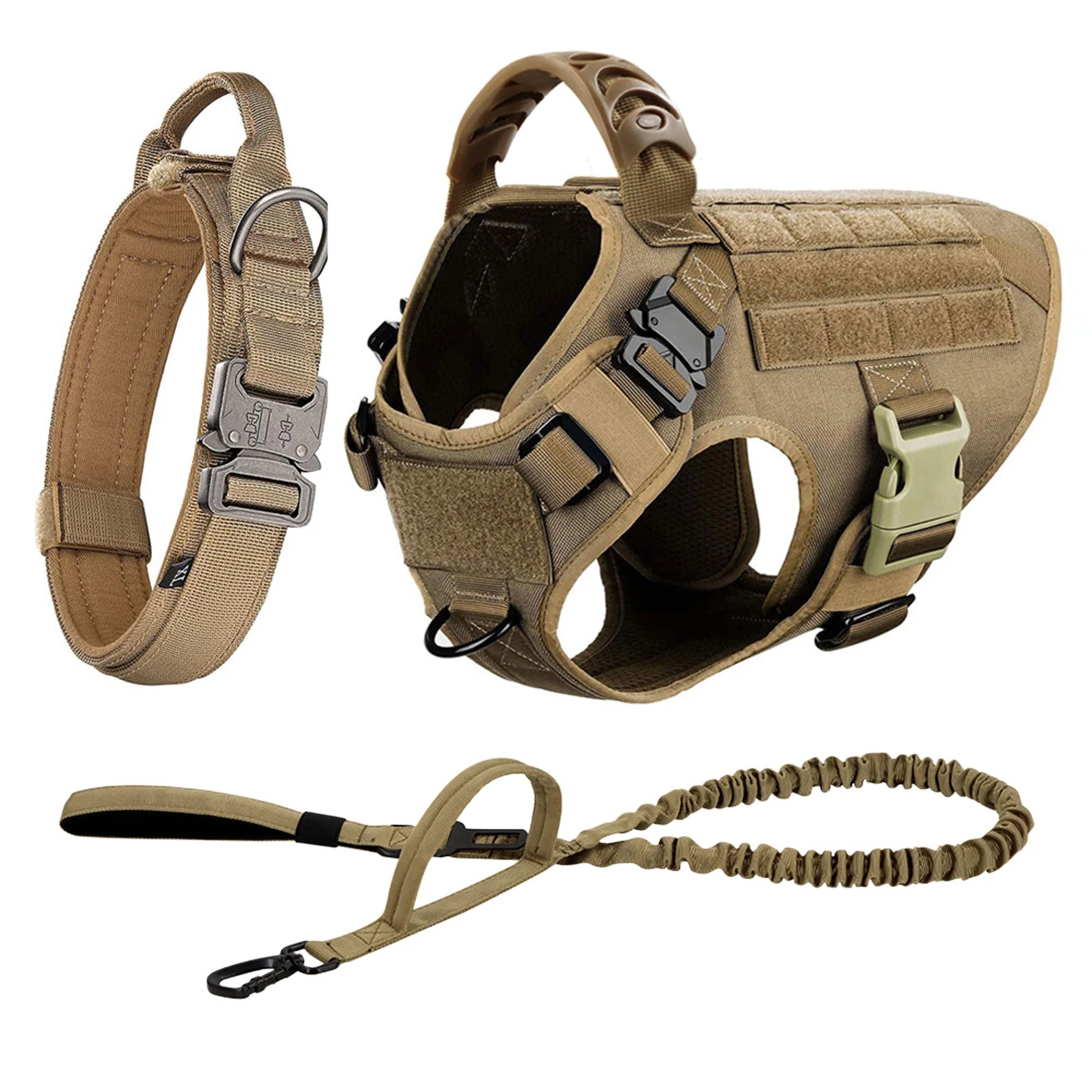 Large Dog Harness Training Walking Vest Dog Harness And Collar For Medium Large Dogs