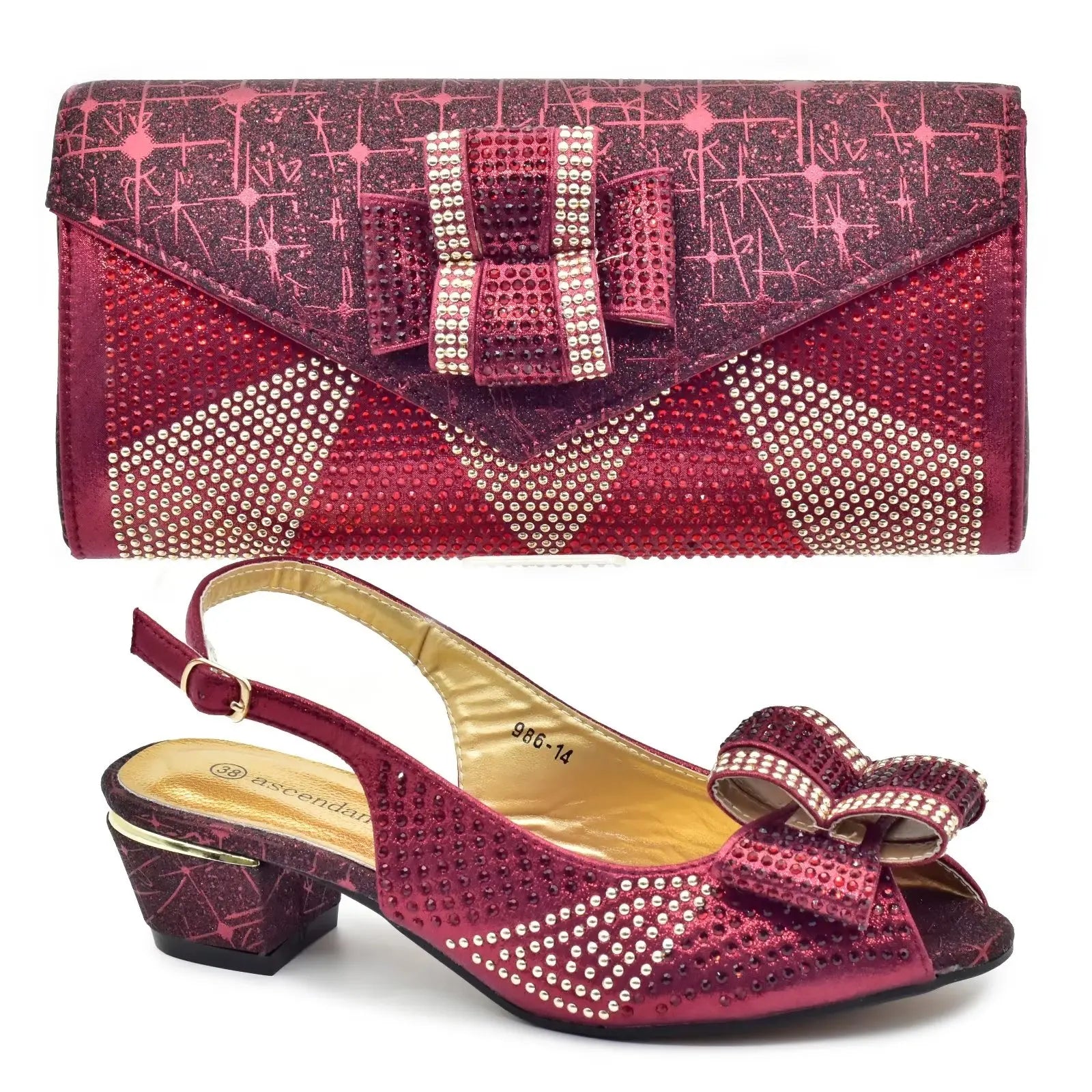 Latest African Shoes And Bag Sets HOA1-5