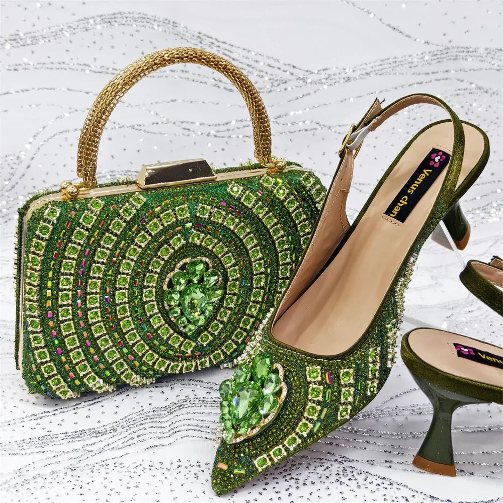 Charming Shoes And Bag Matching Set HVC1-2