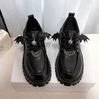 Metal Chain Lolita Gothic Shoes Women 2025 College Style Patent Leather Pumps Woman Japan School Uniform Women's Platform Shoes