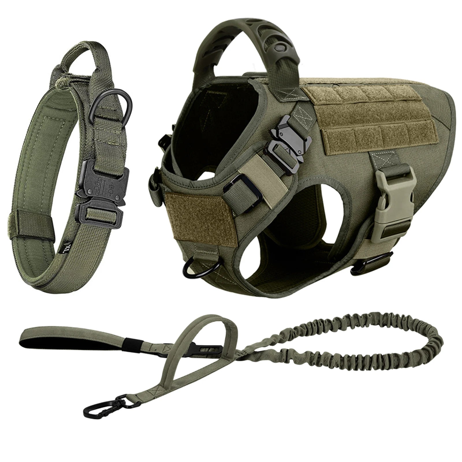 Large Dog Harness Training Walking Vest Dog Harness And Collar For Medium Large Dogs
