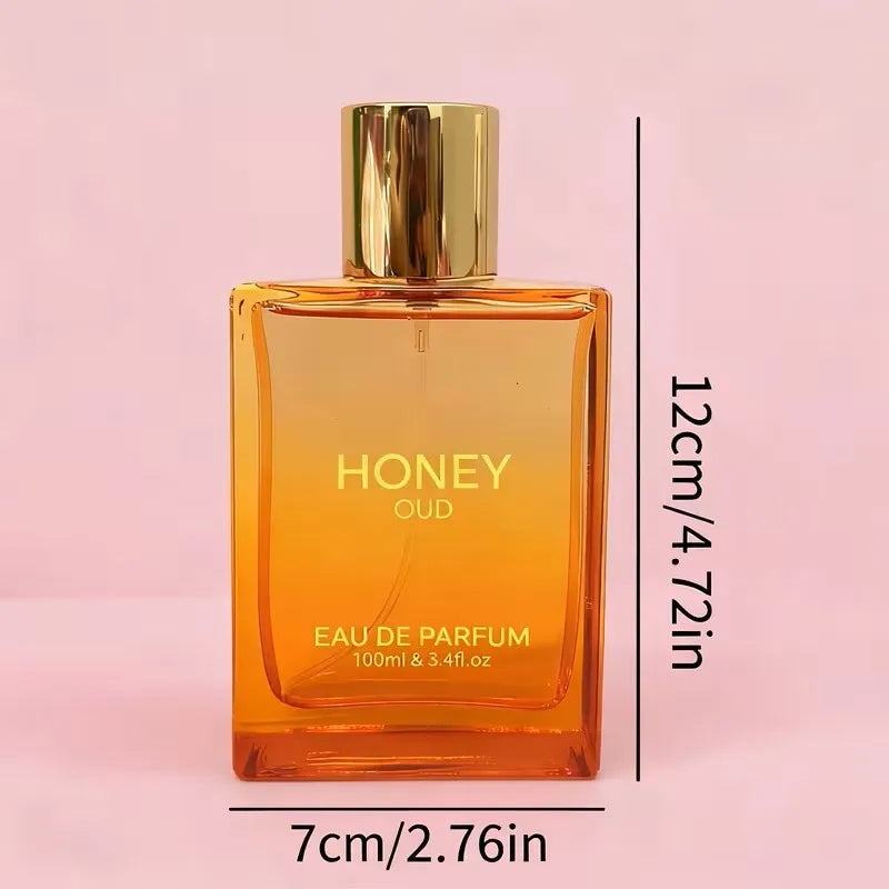 Honey Rose & Jasmine Perfume 100ml/3.4fl.oz - Unisex Long Lasting Fragrance, Perfect Gift