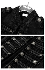 Streetwear Casual Loose Button Split Short Denim Jacket Women Fashion Spring Autumn 2026 Stand Collar Long Sleeve Jean Jacket