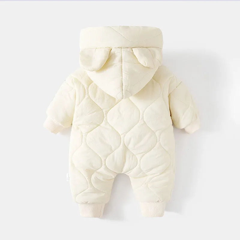 Warm Winter Baby Romper Bear Jumpsuit