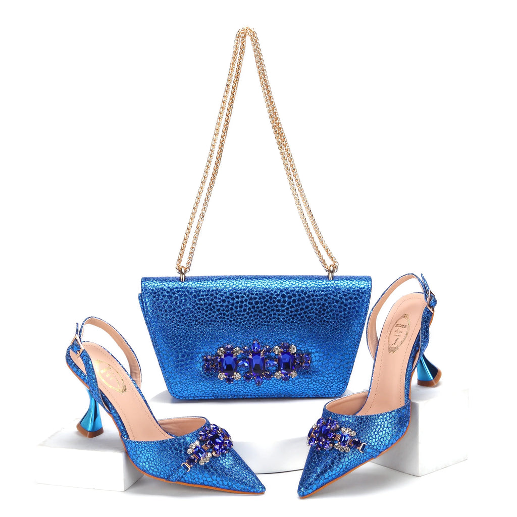 High Quality Style Ladies Shoes And Bags Set HMA1-4