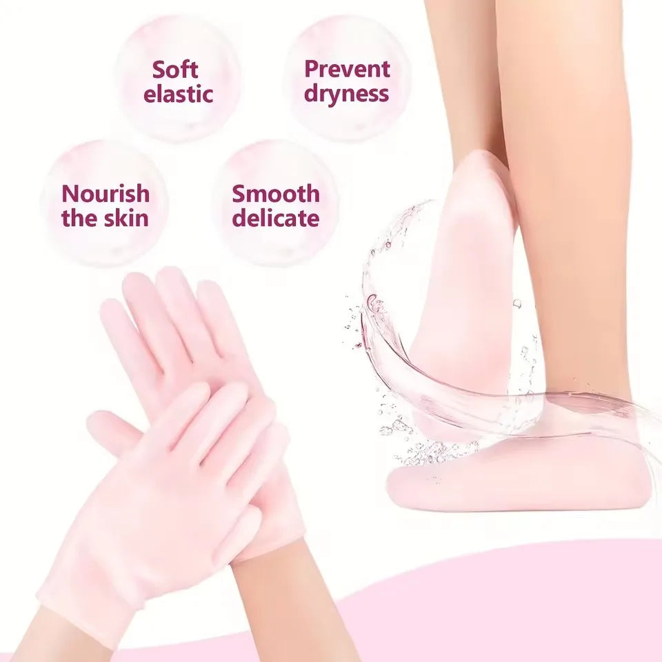 Silicone mask cover, reusable hydrating three-piece set