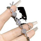 Four petal flower bracelet