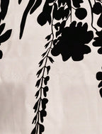 Women's elegant black and white dress, suitable for work, dates and vacations