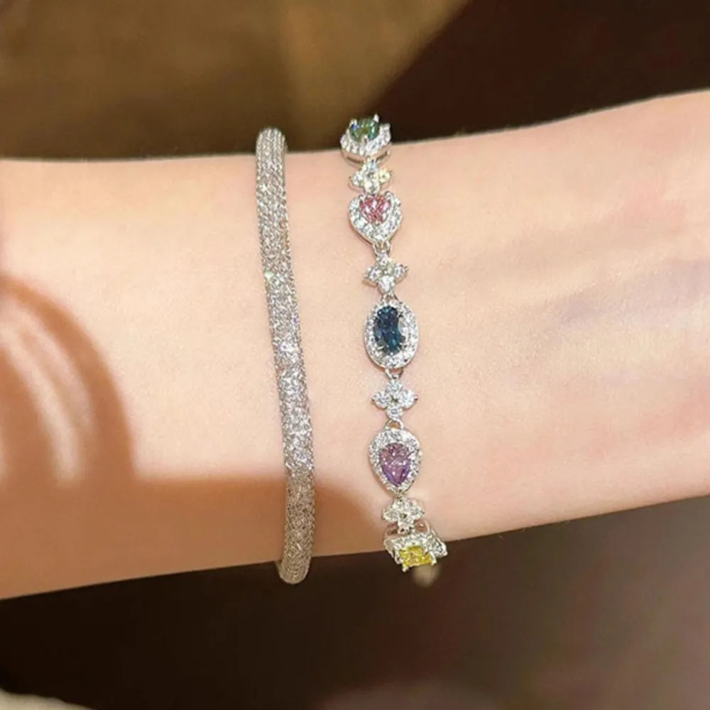 Colorful Rhinestone Bracelet