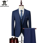 Men's Formal Slim Fit Suit Set, 2- or 3-Piece, M-6XL