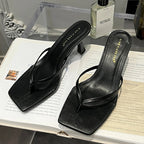 Female Summer Sexy Heels Sandals Slides Ladies Shoes Fashion Women Pumps Flip Flops Luxury High Heels Slippers Shoes
