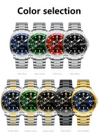 POEDAGAR Top Fashion Luxury Watch For Men Waterproof Luminous Date Men's Watches Stainless Steel Business Quartz Male Wristwatch