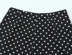 2026 Women New Fashion Suit Sexy Sleeveless Backless Polka Dot Halter Slim Short Top+Side Zipper Casual Short Skirts