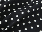 2026 Women New Fashion Suit Sexy Sleeveless Backless Polka Dot Halter Slim Short Top+Side Zipper Casual Short Skirts