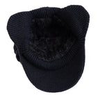 New Unisex Winter Hat Plush Fur Lined Warm Earflap Cap Stylish Soft Beanie Hat  Outdoor Thick Ski Sports Knitted Hat