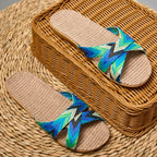 Lightweight Linen Home Slippers for All Day Comfort