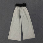 Y2K High-Waisted Printed Embroidered Street Guard Pants Spring Summer Casual Straight Leg Double Waist Design Fashionable