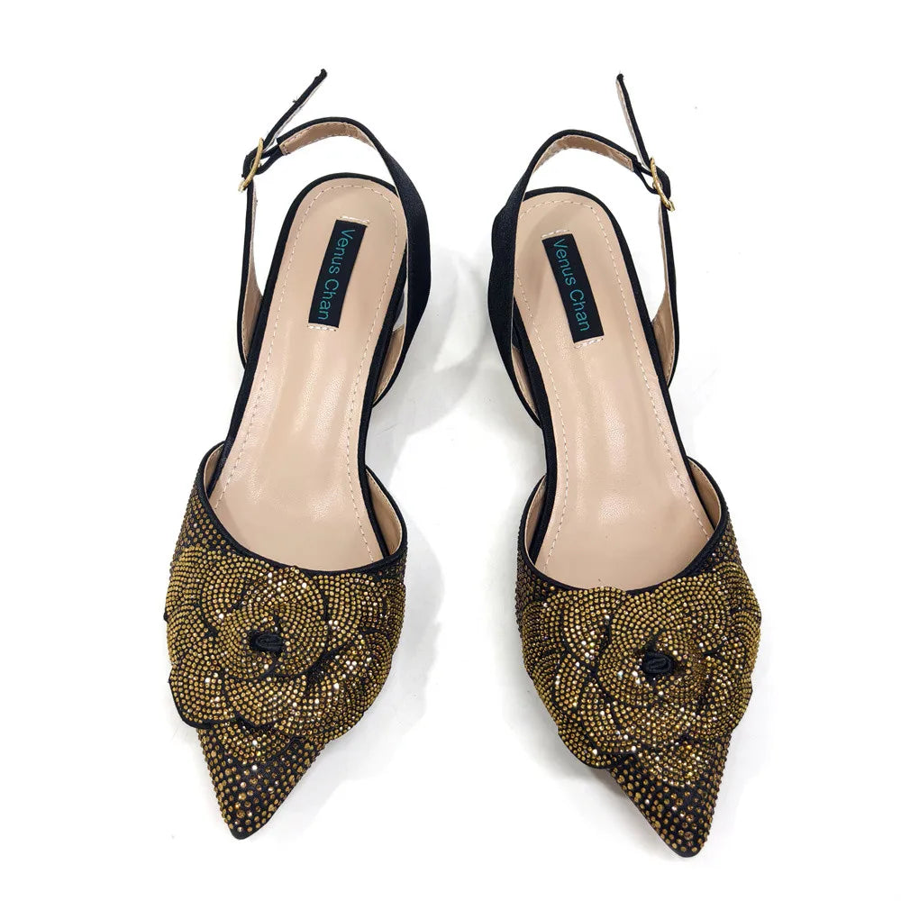 Latest Design Women's Shoes and Bags Set BRE43
