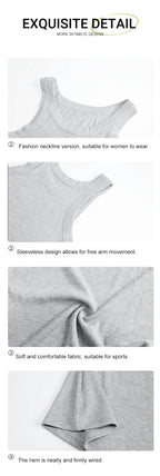Customize Pattern DIY Picture Women Korean Tank Tops Thread Casual Street Vest Hip Hop Sleeveless Clothes Summer Y2K Woman Vests