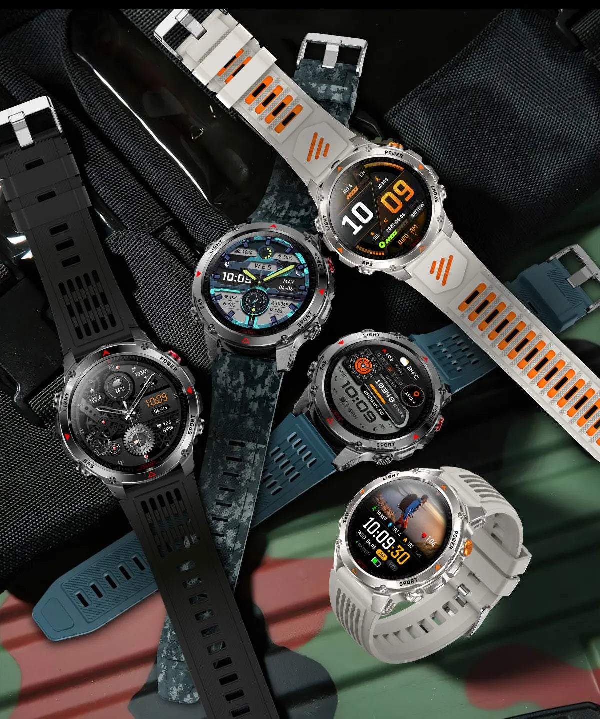 2026 New T-Rex3 Ultra 1100mAh Super Capacity Battery Adult Men Smart Watch 1.7" Large Screen Call 5ATM Waterproof Sports Watches