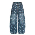 Y2K Vintage Star Print Baggy Jeans Harajuku Unisex Baggy Wide Leg Hip Hop Denim Pants Loose Trendy Casual Trousers 2026 New