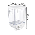 Convenient Wall Mounted Cereal Dispenser Containers