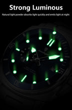 POEDAGAR Top Fashion Luxury Watch For Men Waterproof Luminous Date Men's Watches Stainless Steel Business Quartz Male Wristwatch