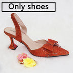 New Silver Versatile Party Ladies Shoes And Bag Set
