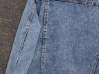 Denim Coat Women Denim Coat Turn Down Collar Single Breasted Full Sleeve Jackets Loose Casual Regular Short Jacket 2024