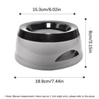 Pet Dog Bowls Floating Not Wetting Mouth Cat Bowl No Spill Drinking Water Feeder Plastic Portable Dog Bowl dog accessories
