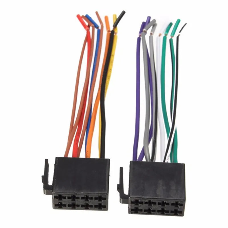Universal Adapters Wire Harness Adapter Universal Female ISO Wiring Harness Car Radio Adaptor Connector Wire Plug Kit