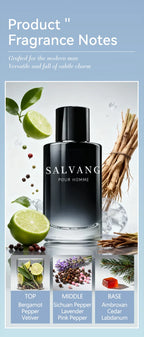 3.4 Oz Men's Eau De Toilette Spray, Long-Lasting Perfume, Calabria, Lemon, Pepper And Vetiver, Very Suitable For Dating