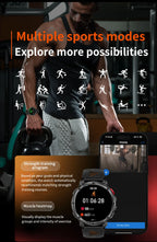 2026 New T-Rex3 Ultra 1100mAh Super Capacity Battery Adult Men Smart Watch 1.7" Large Screen Call 5ATM Waterproof Sports Watches